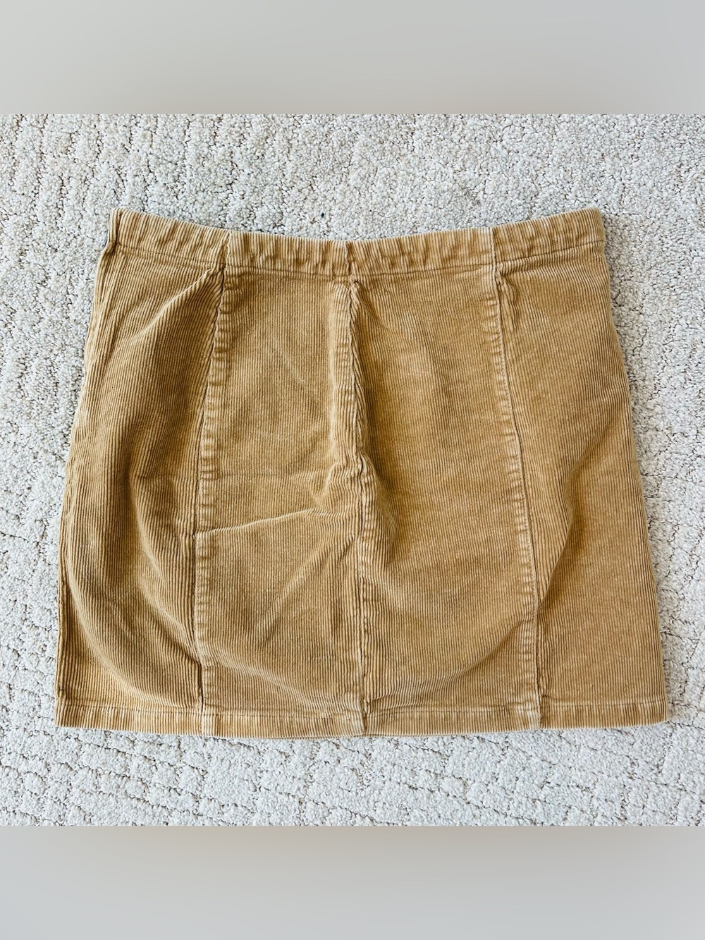 Forever 21 Tan Corduroy Mini Skirt
